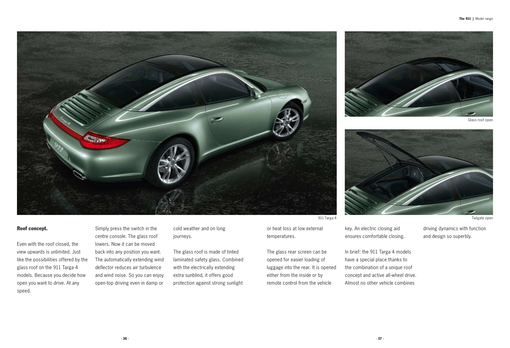 2010 Porsche 911 Brochure Page 69